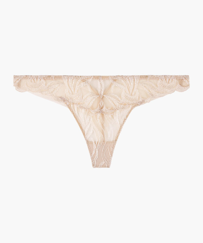 aubade Into The Groove Sandstone Tanga