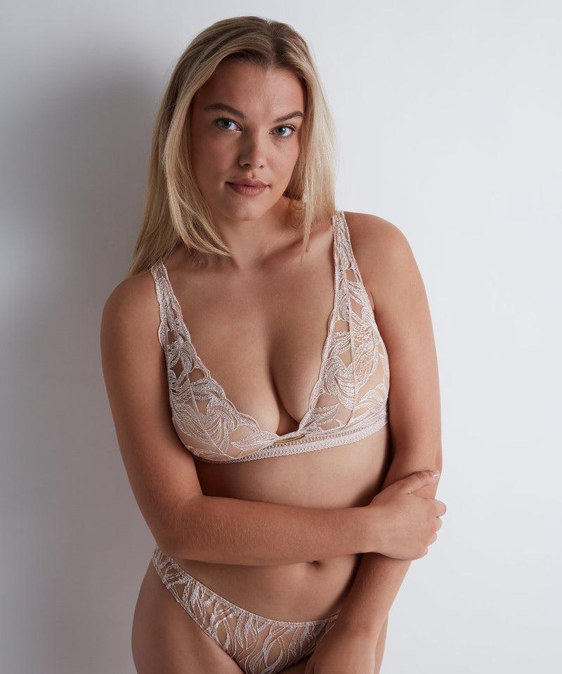 Aubade Into The Groove Sandstone Triangle Bralette