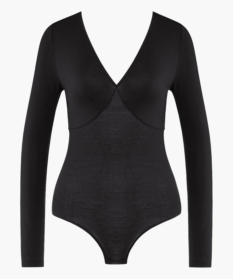 aubade Lazy Days Noir Body Manches Longues