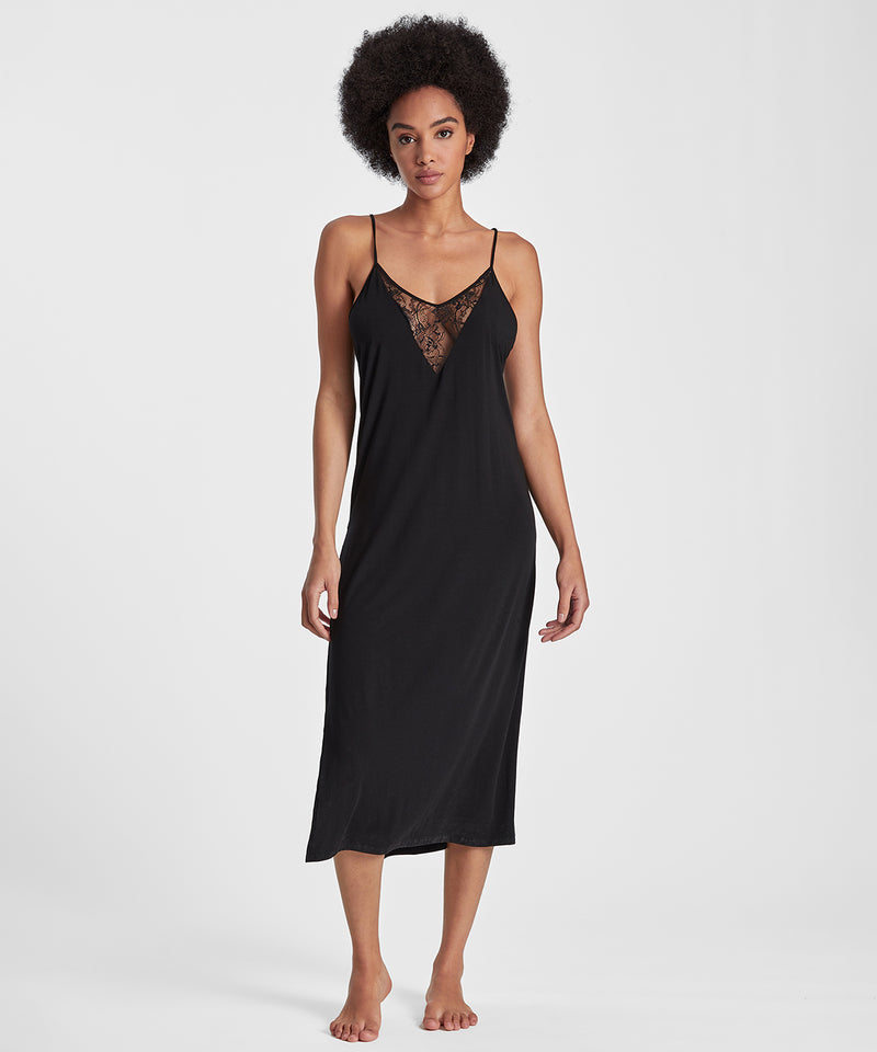 Aubade Lazy Days Noir Nuisette Longue