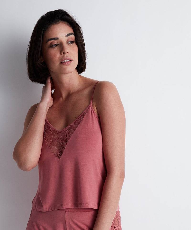 Aubade Lazy Days Rosewood Top à Fines Bretelles