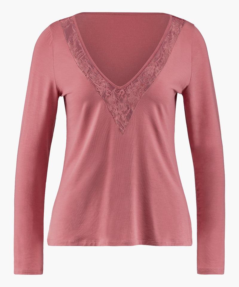 aubade Lazy Days Rosewood Top manches longues
