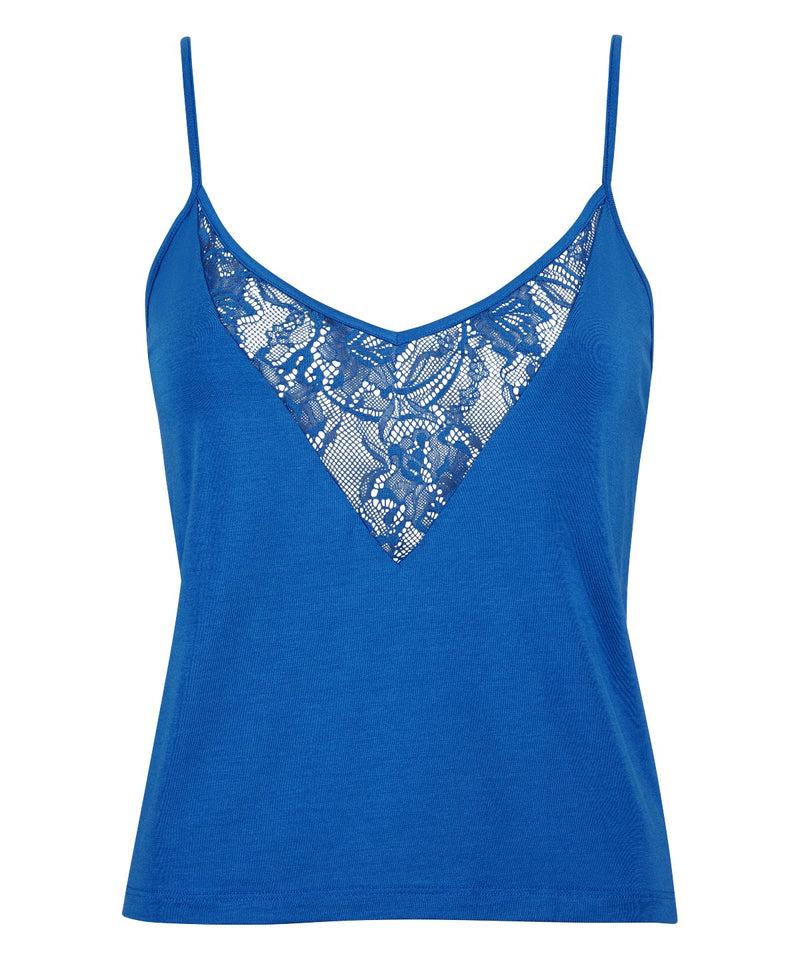 aubade Lazy Days Sky blue Top à fines bretelles