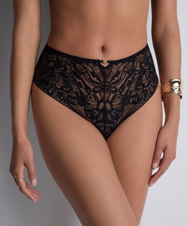 Aubade Love Soul Black Culotte Taille Haute