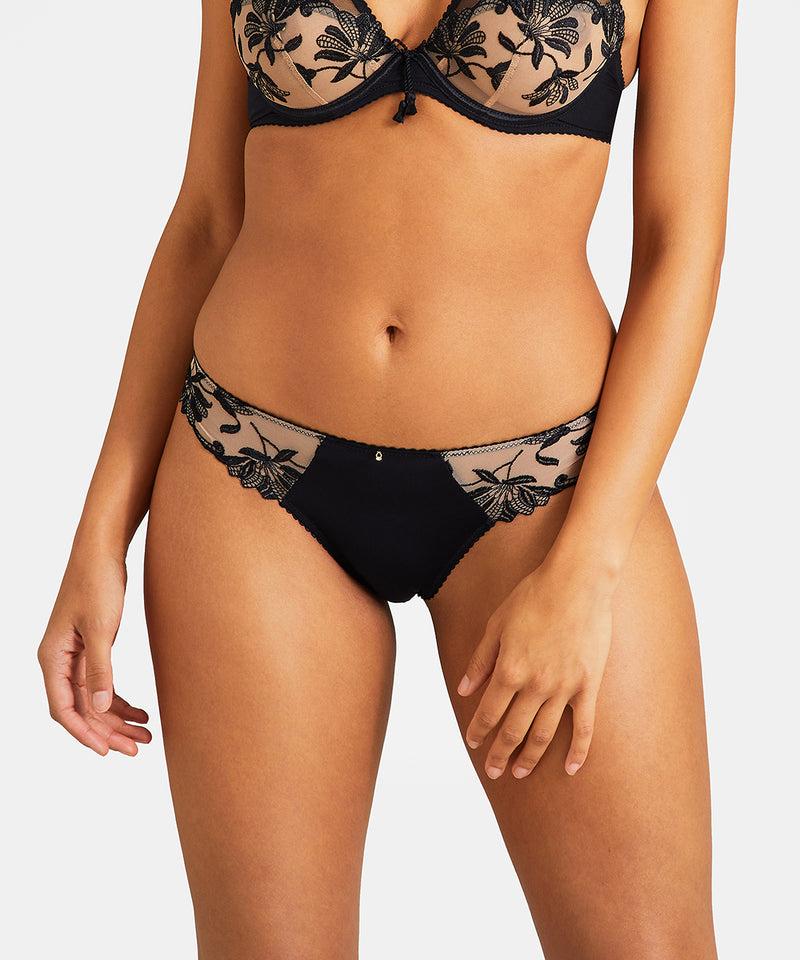 Aubade Lovessence Noir Culotte Brésilienne