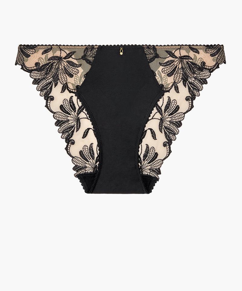 aubade Lovessence Noir Culotte Italienne