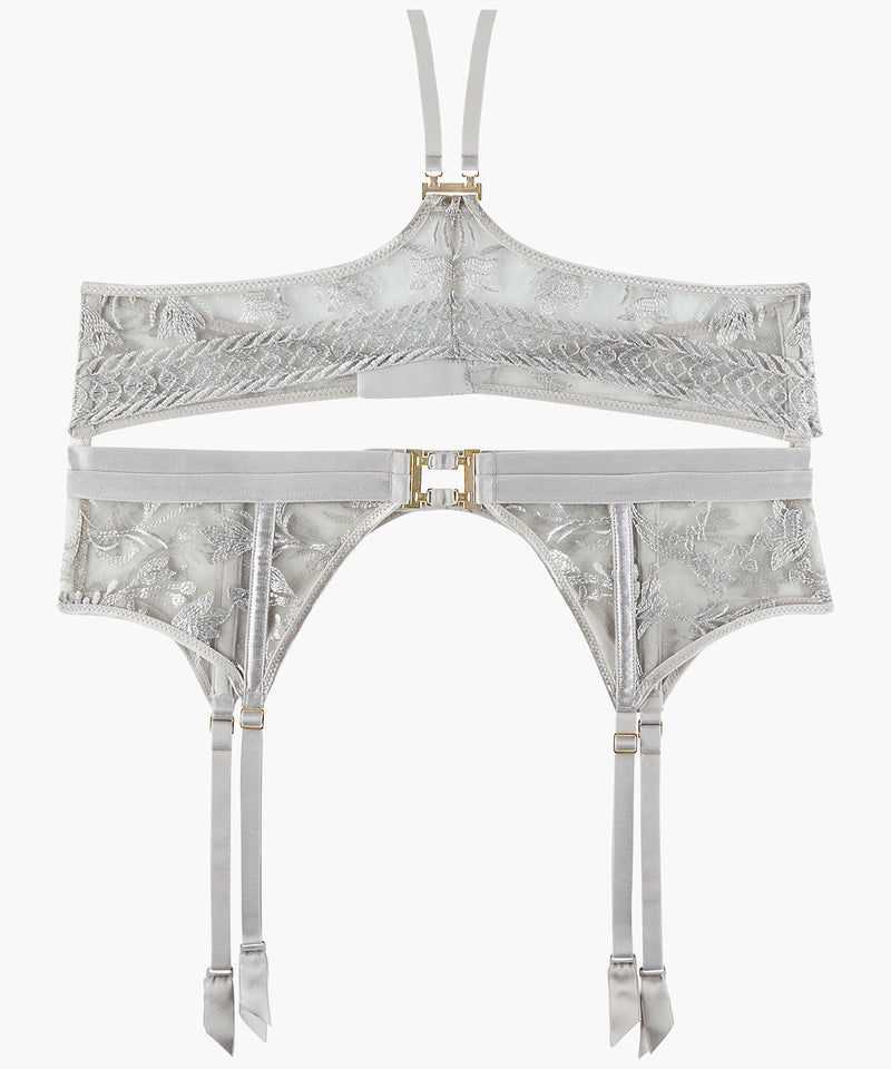 Aubade Magnetic Spell Platinum Porte-jarretelles