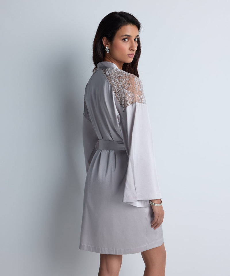 Aubade Midnight Whisper Cosmos Silver Kimono
