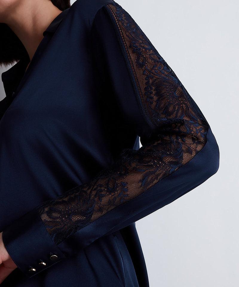 Aubade Midnight Whisper Evening Blue Chemisier