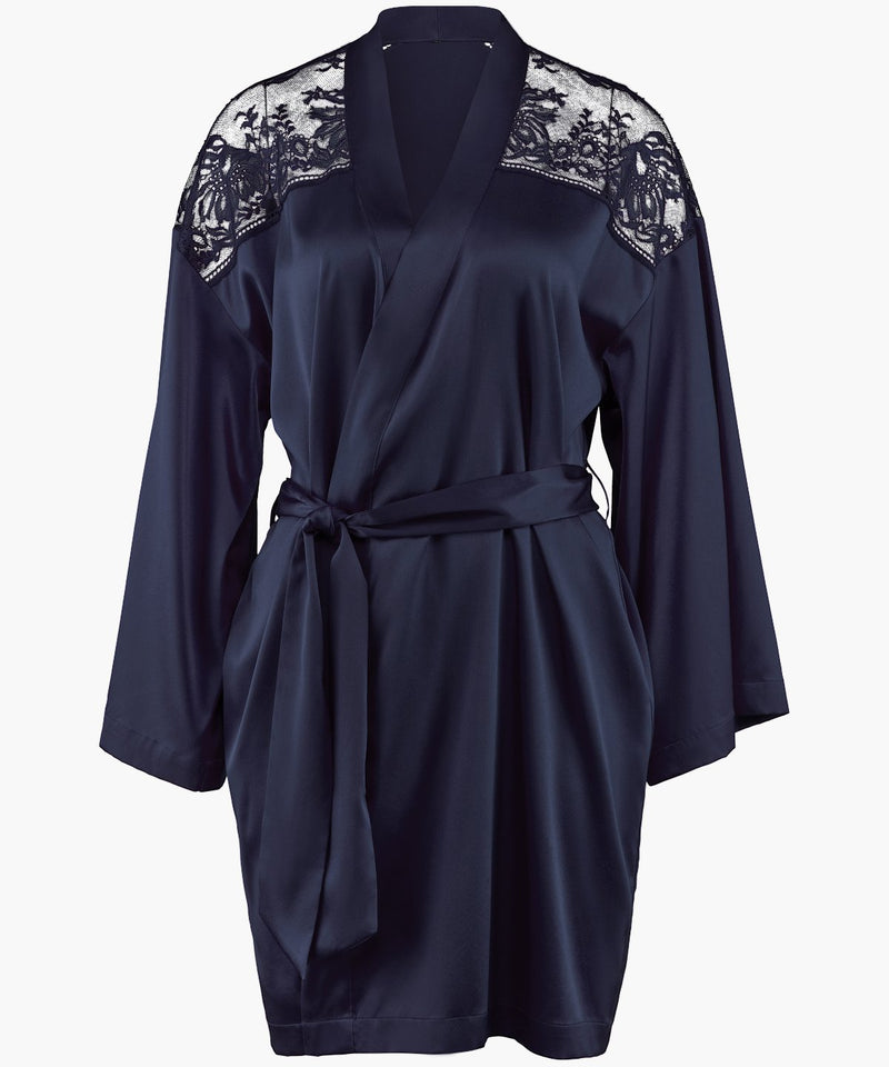 Aubade Midnight Whisper Evening Blue Kimono