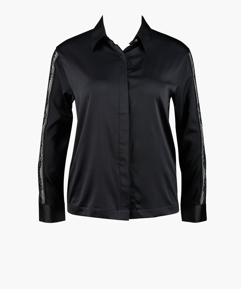 aubade Midnight Whisper Noir Chemisier