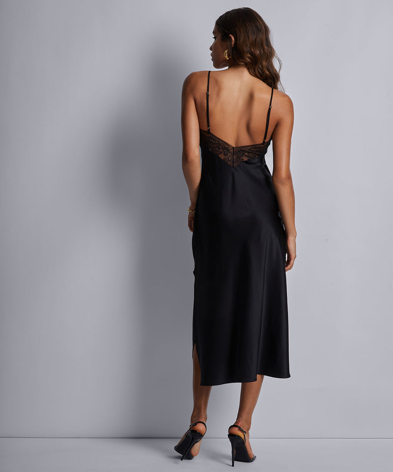 Aubade Midnight Whisper Noir Nuisette Longue