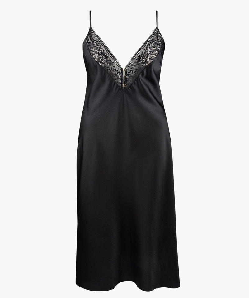 aubade Midnight Whisper Noir Nuisette longue