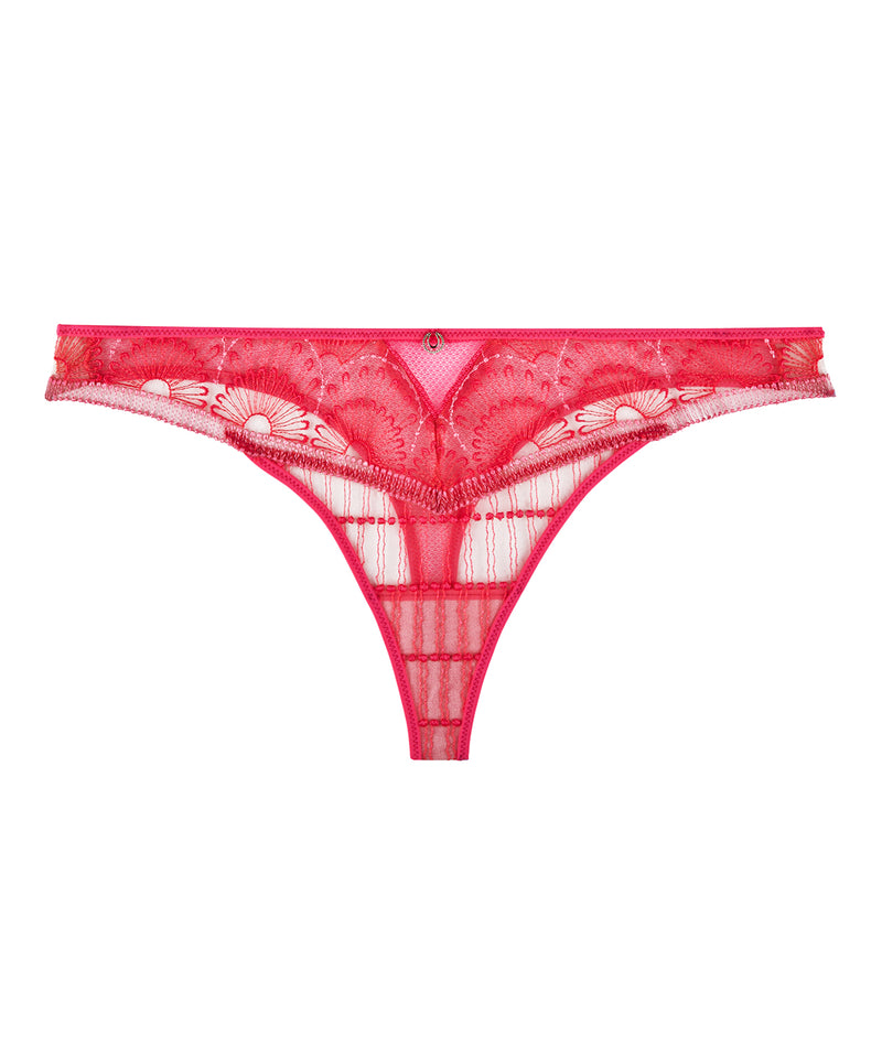 aubade Pure Vibration Pink Flash Tanga