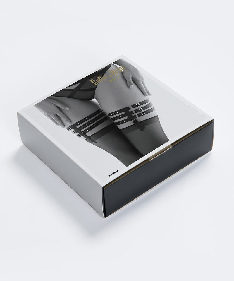 Aubade Rencontre Anonyme Noir Jarretière