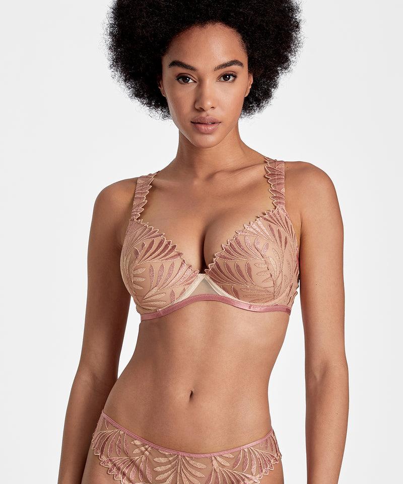 Aubade Sensory Illusion Silk Rose Push-up Coques