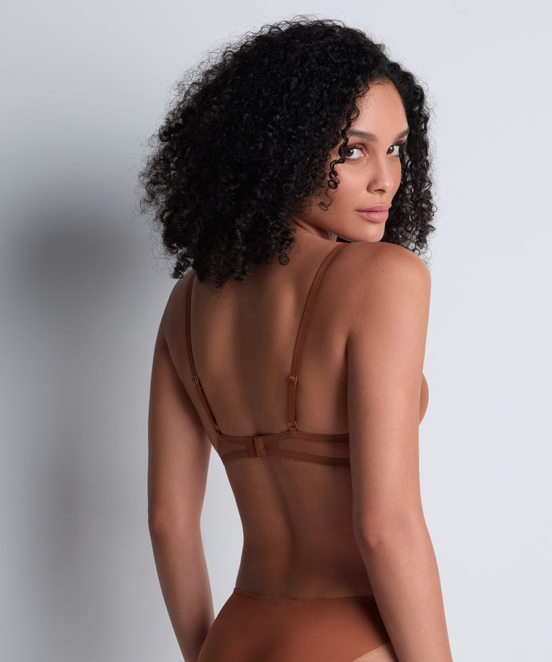 Aubade Sheer Emotion Honey Culotte Brésilienne