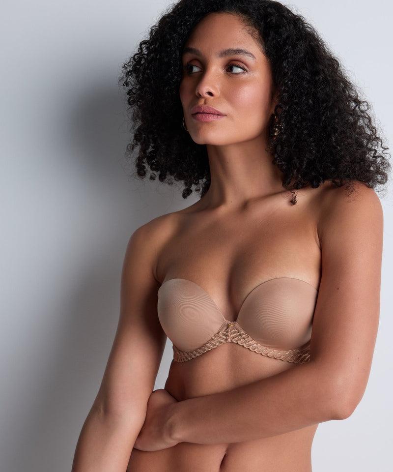 Aubade Sheer Emotion Sand Bandeau Plunge