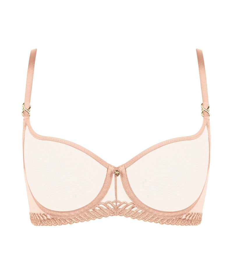 Aubade Sheer Emotion Sand Corbeille Avec Armatures