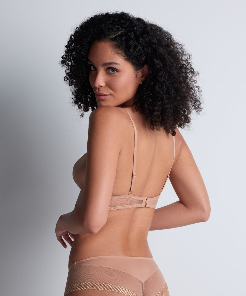 Aubade Sheer Emotion Sand Shorty