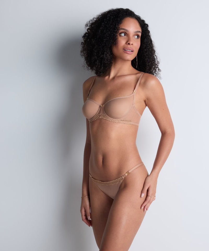Aubade Sheer Emotion Sand Taille Basse