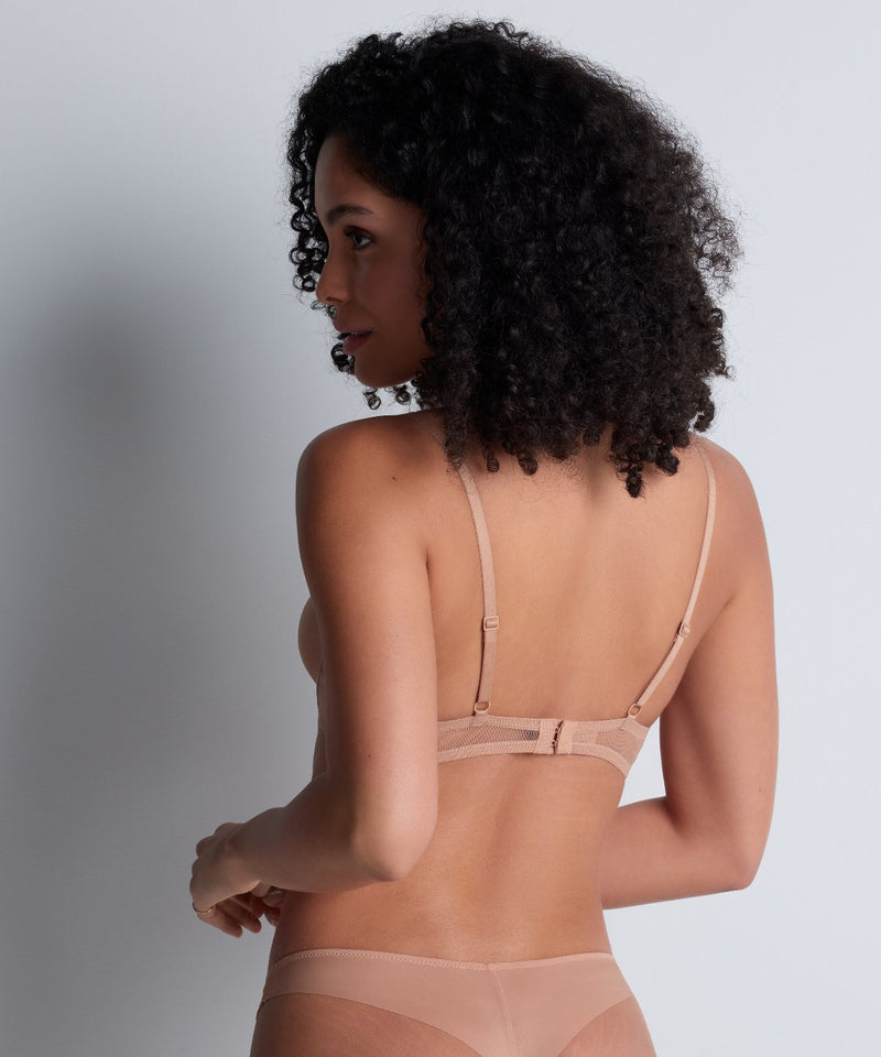 Aubade Sheer Emotion Sand Tanga
