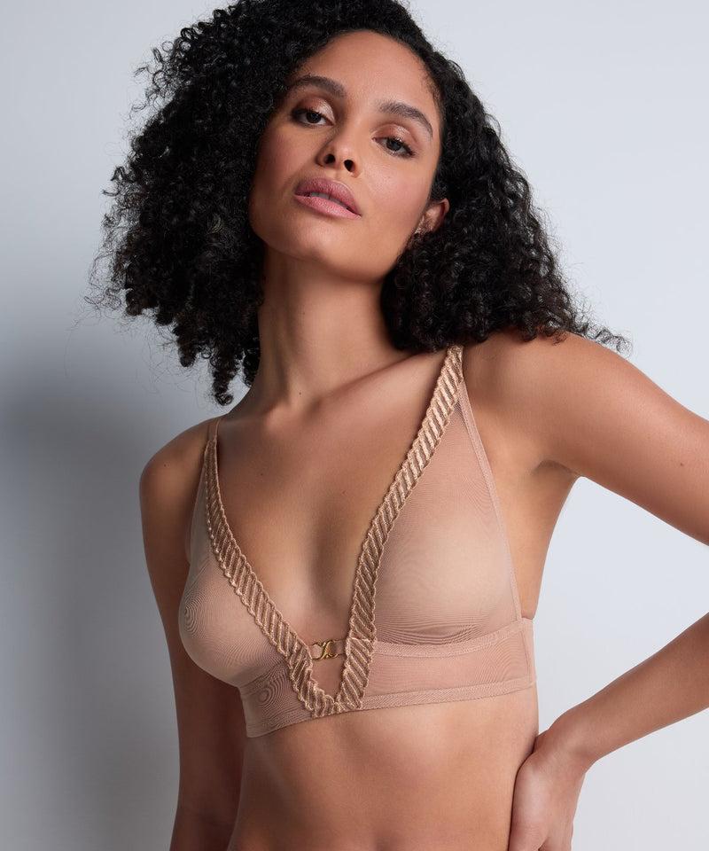 Aubade Sheer Emotion Sand Triangle