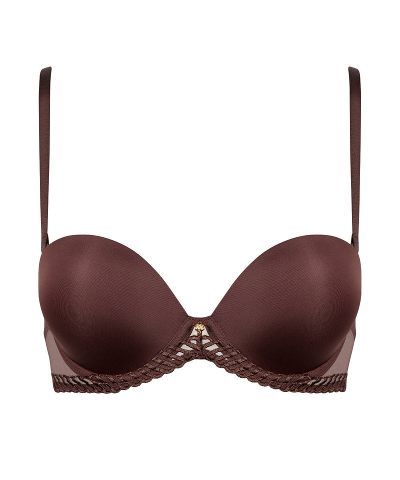 Aubade Sheer Emotion Sepia Bandeau Plunge