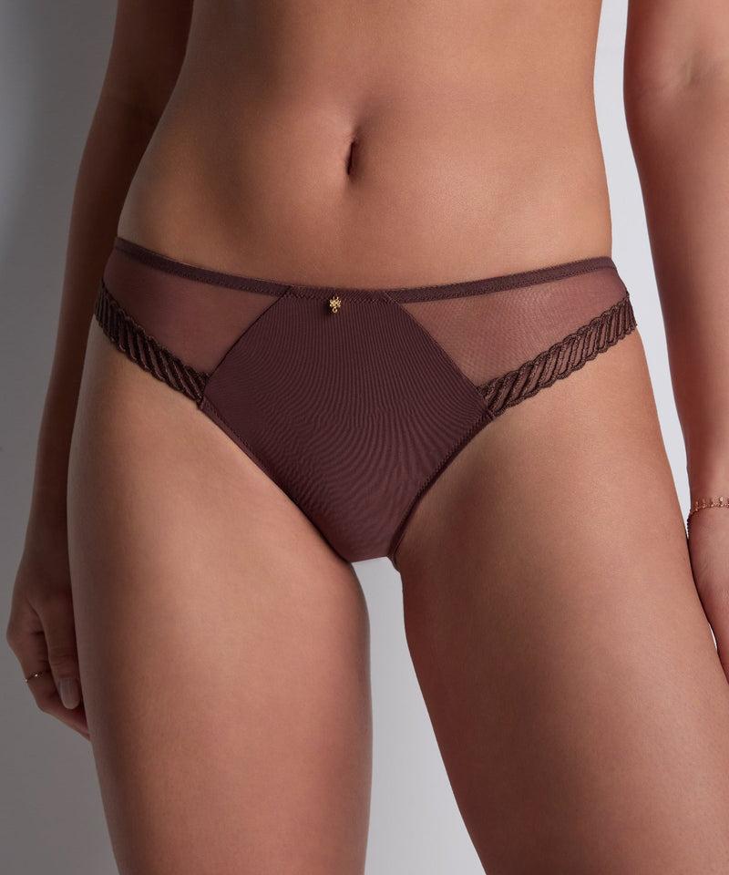 Aubade Sheer Emotion Sepia Culotte Brésilienne