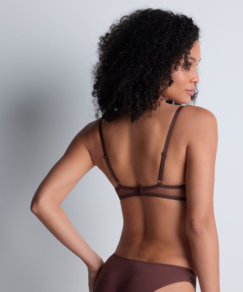 Aubade Sheer Emotion Sepia Culotte Brésilienne