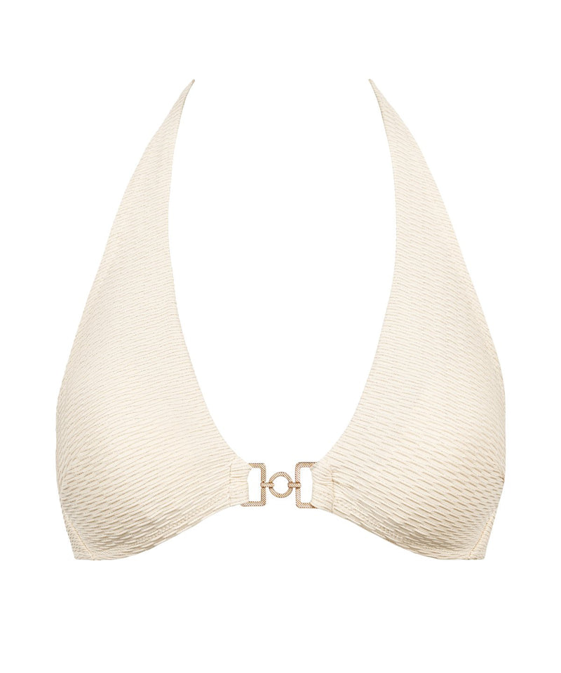 Aubade Shimmering Waters Golden White Triangle
