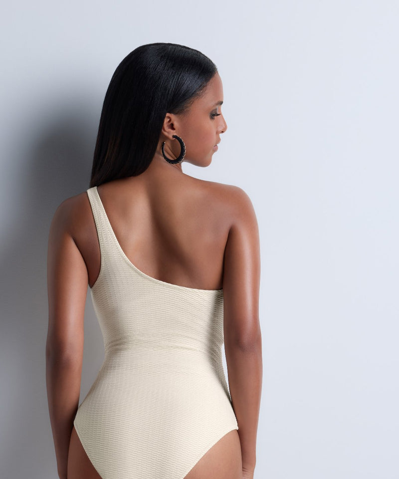 Aubade Shimmering Waters Golden White Une Pièce