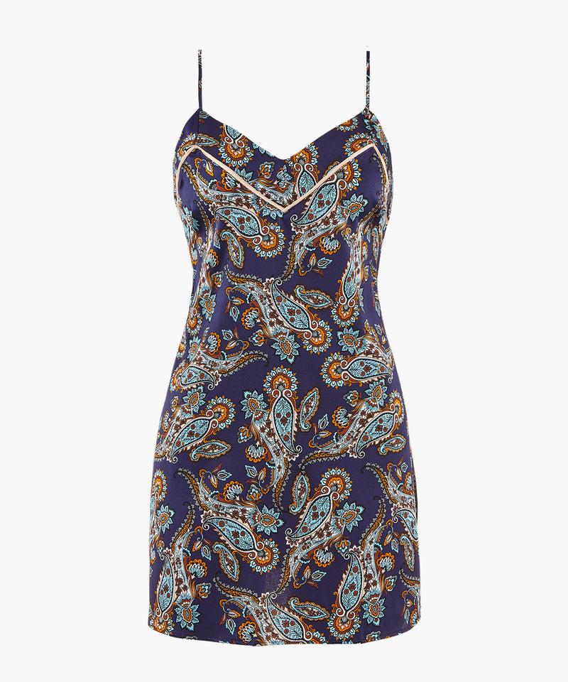 aubade Silk by Night Blue cachemire Nuisette