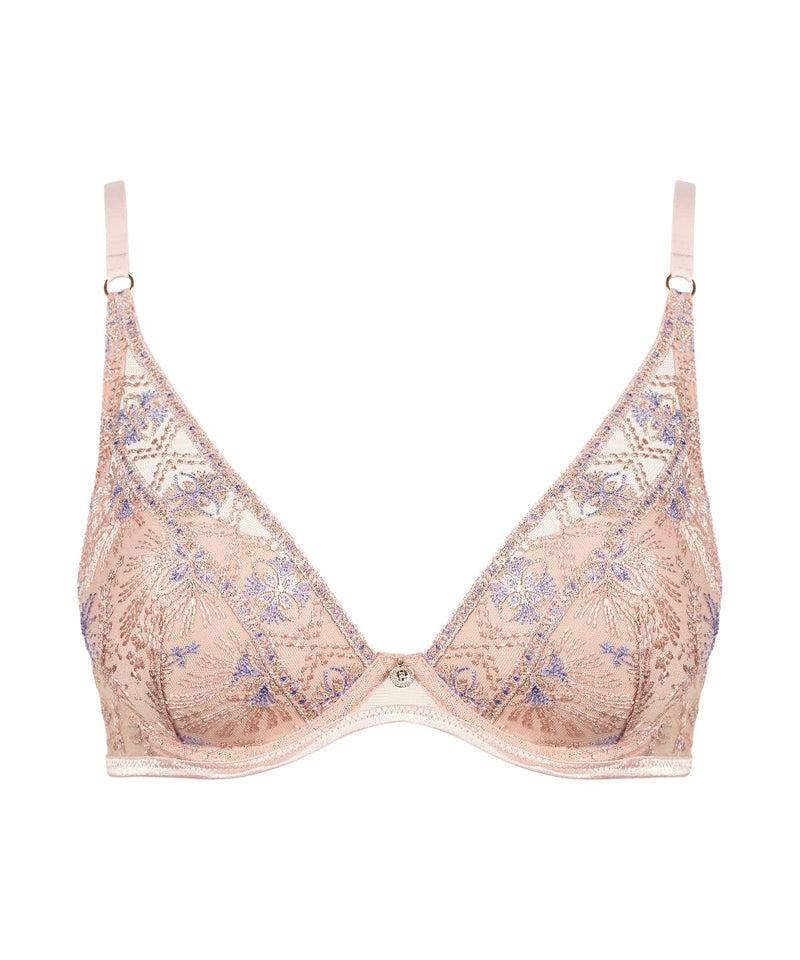 aubade Sound of Heart Lavender Aura Plunge foulard