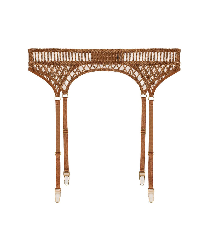 aubade Stardust Dream Amber Gold Porte-jarretelles