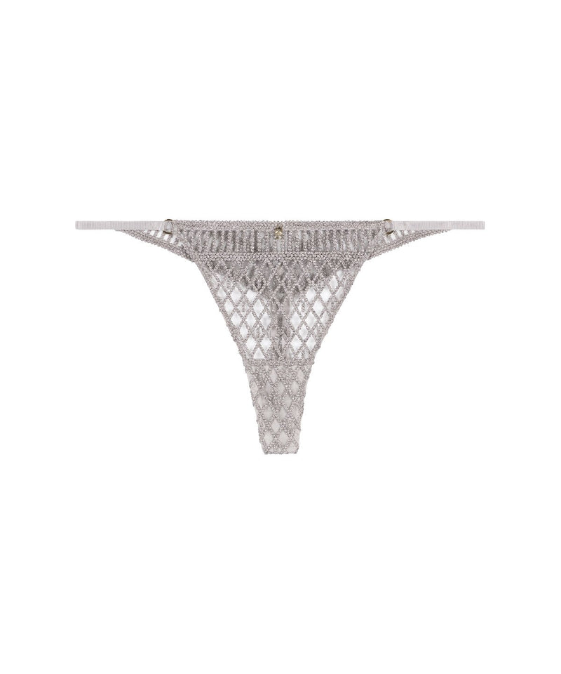 aubade Stardust Dream Cosmos Silver Tanga