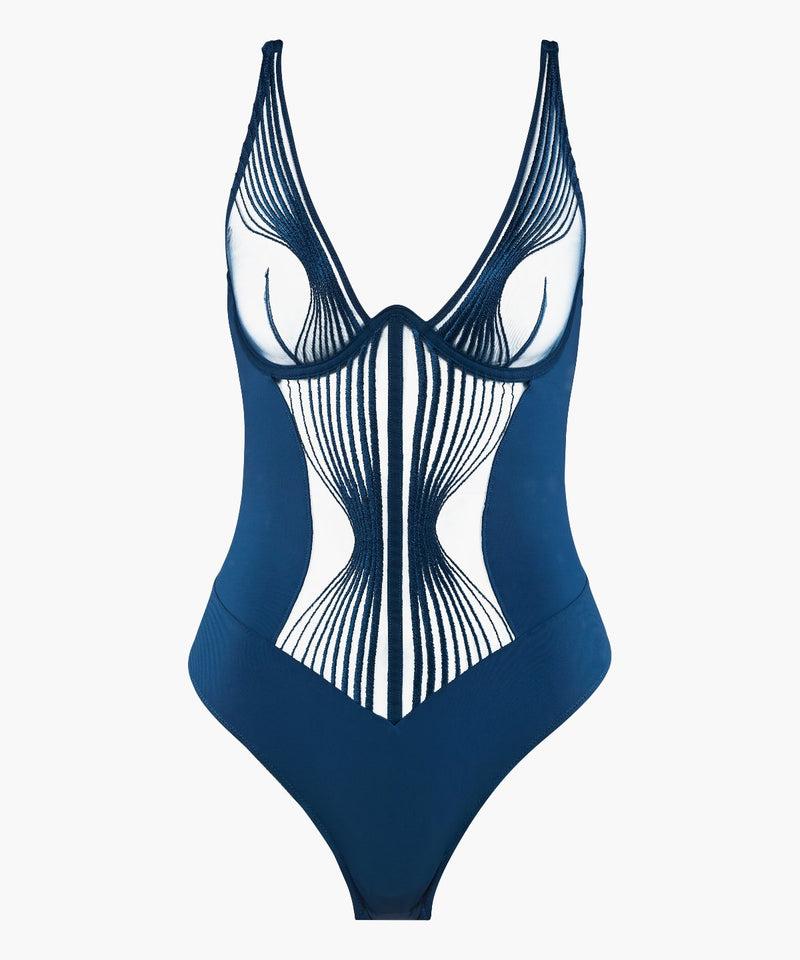 aubade Sumptuous Waves Imperial Blue Body