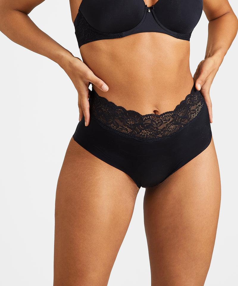 Aubade Sweetessence Noir Culotte Taille Haute