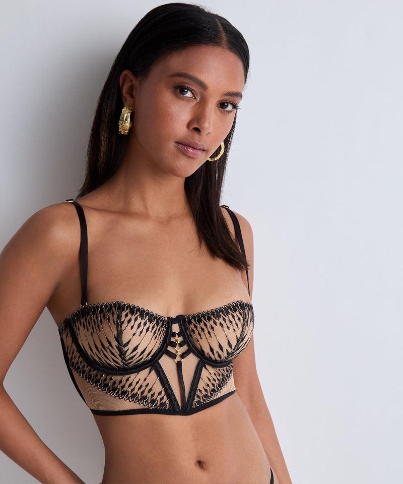 Aubade Voodoo Kiss Millenium Black Bustier