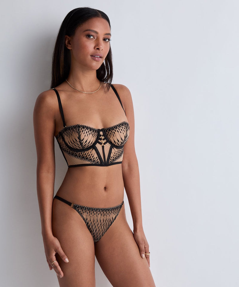 Aubade Voodoo Kiss Millenium Black Taille Basse