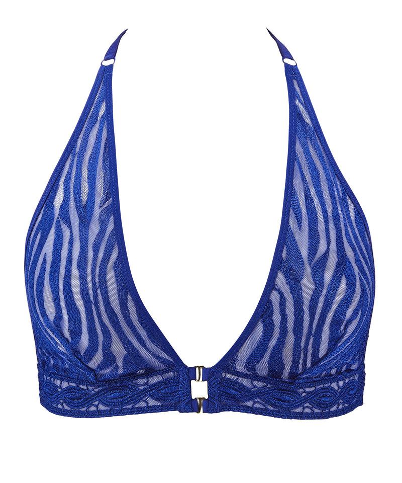aubade Wild Pulse Blue Sensation Triangle bralette