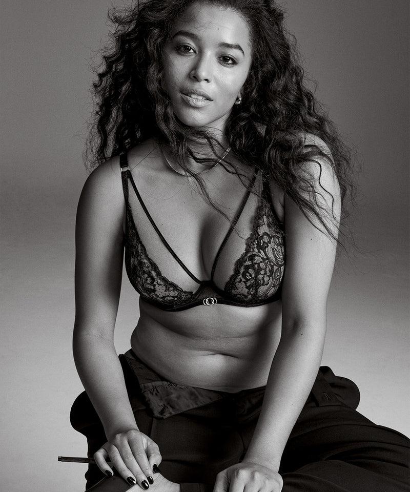 Aubade Feeling Myself Astral Blue Triangle Avec Armatures