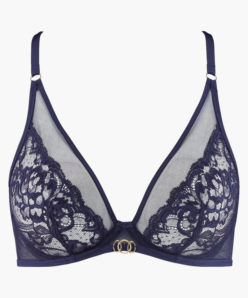 Aubade Feeling Myself Astral Blue Triangle Avec Armatures