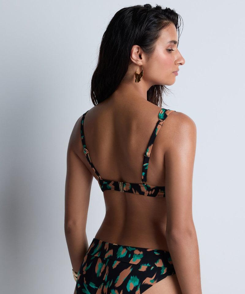 Aubade Feline Energy Green Panther Culotte Brésilienne