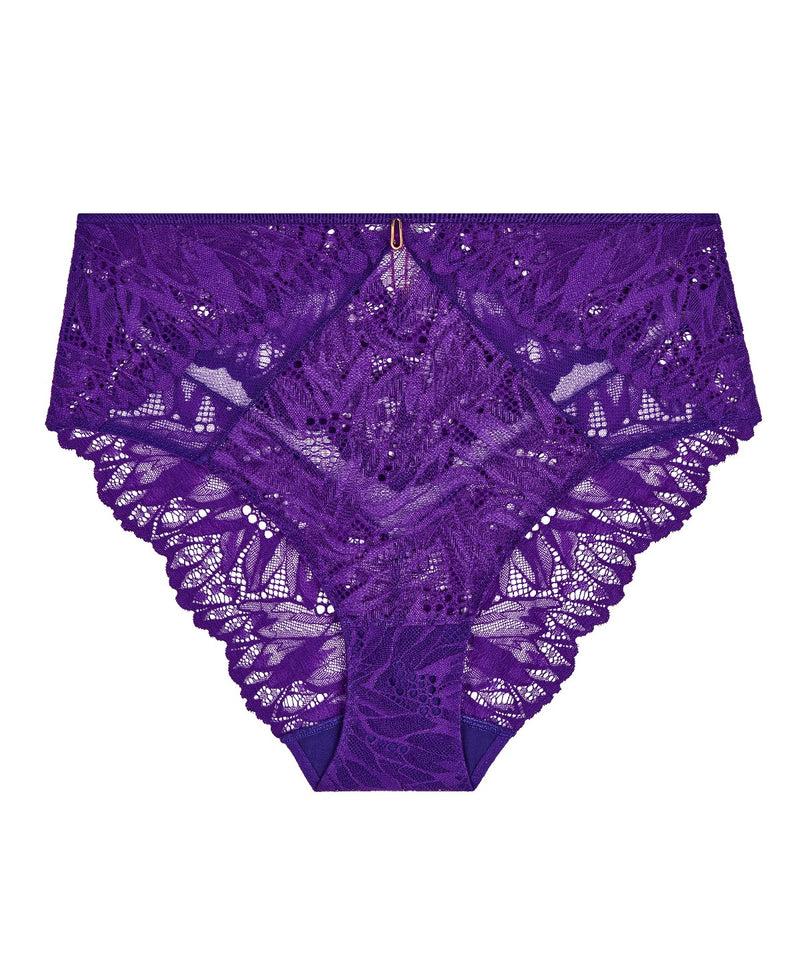 Aubade Flowermania Poison Purple Culotte Taille Haute