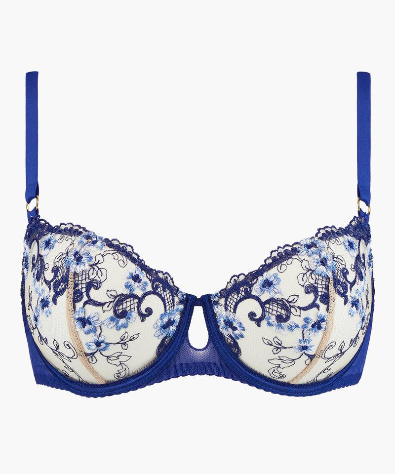 aubade Idylle à Giverny Les mots bleus Corbeille avec armatures