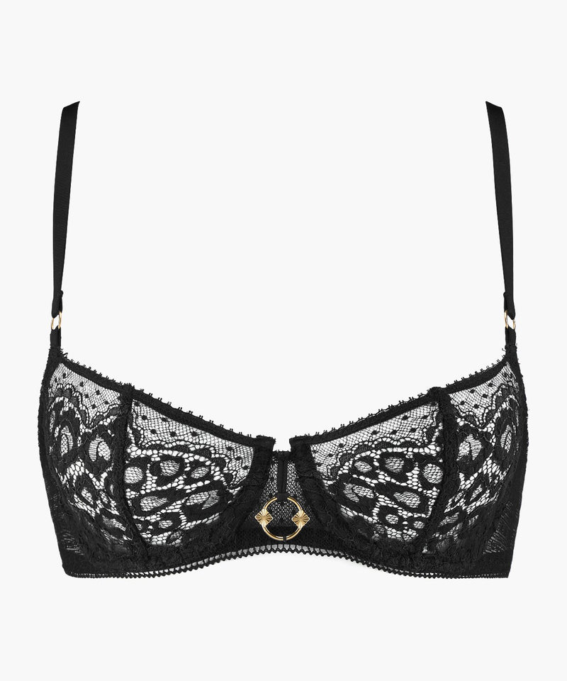 aubade Illusion Fauve Black Corbeille avec armatures