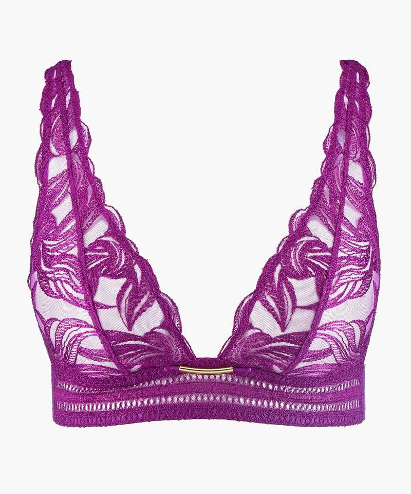 aubade Into The Groove Pink Karma Triangle bralette