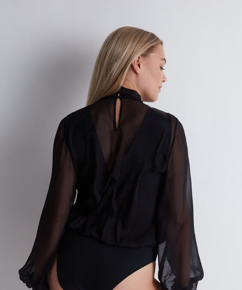 Aubade Les Bodys By Aubade Black Body Manches Longues