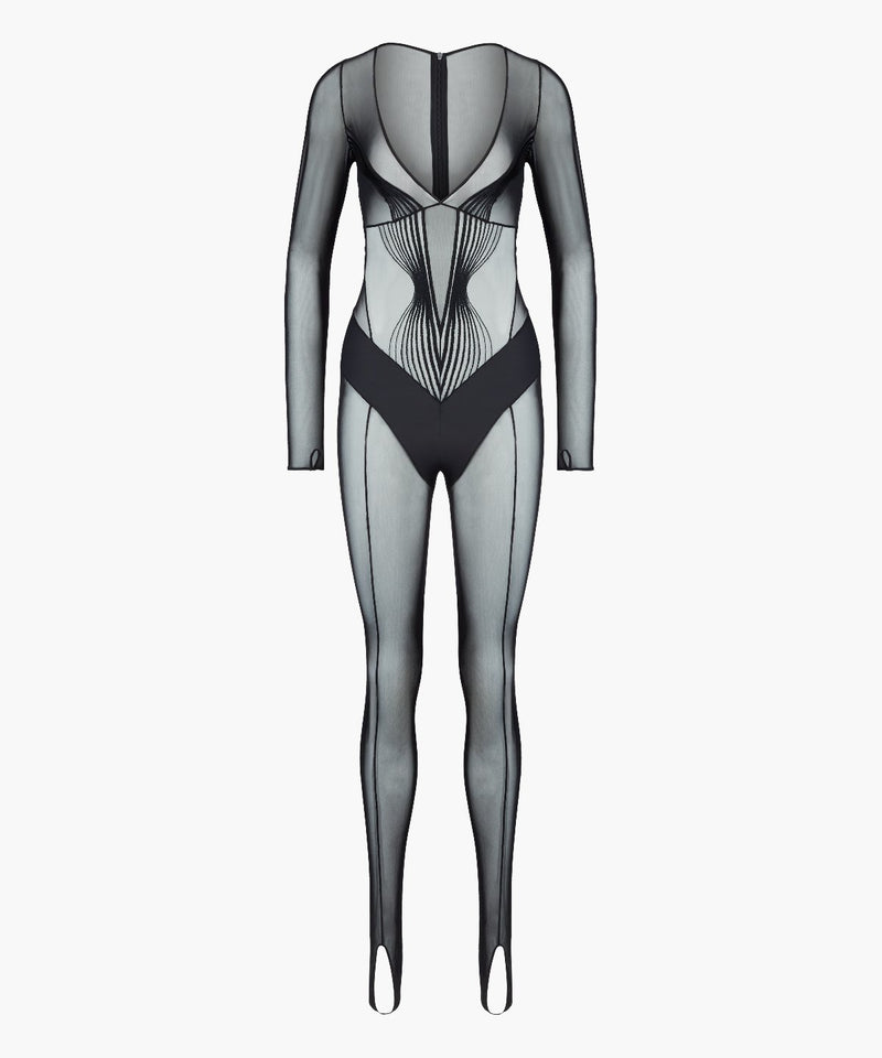 aubade Midnight Storm Smoky Attraction Combinaison moulante